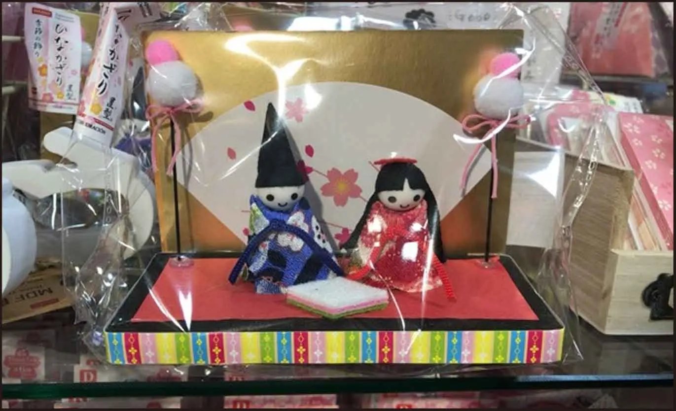セリア100均ひな祭りグッズ2018雛人形 飾り 桜造花【画像】（写真 14）