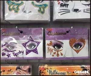 ダイソー100均ハロウィン2018ネイルシール つけま 血のり【画像】(写真 9)
