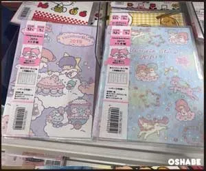 セリア100均手帳2019【画像】ディズニー サンリオ ドット等（写真 3）