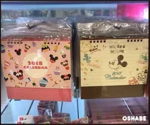 ダイソー100均卓上・壁掛けカレンダー2018【画像】シール・サンリオ等(写真 7)