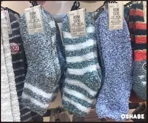 ダイソー100均もこもこ靴下【画像】あったかグッズ ルームシューズ(写真 7)