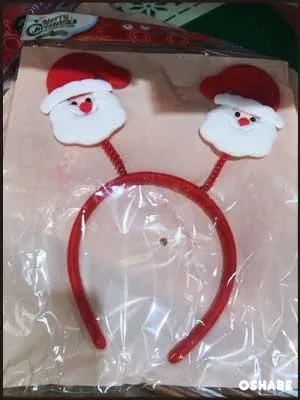セリア100均クリスマス2017コスプレ サンタ衣装 帽子等【画像】（写真 11）