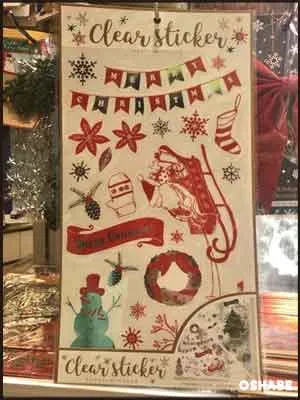 セリア100均クリスマス2017ウォールステッカーシール【画像】(写真 2)