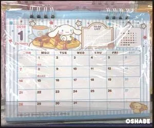 キャンドゥ100均卓上・壁掛けカレンダー2018【画像】サンリオ等(写真 5)