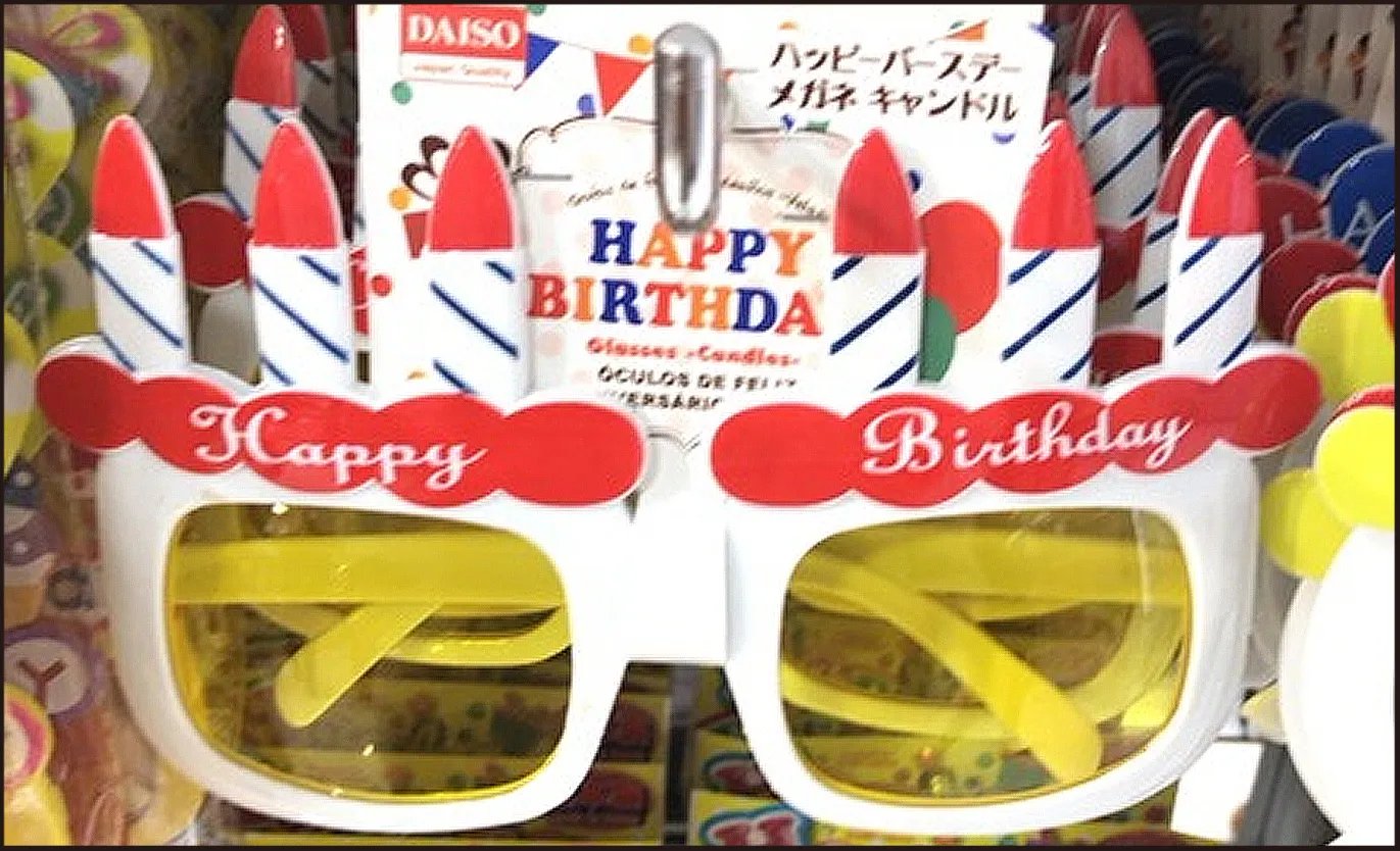 ダイソー　ハッピーバースデー　誕生日