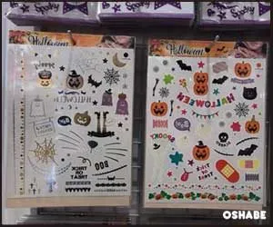 ダイソー100均ハロウィン2018ネイルシール つけま 血のり【画像】(写真 17)