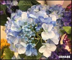 ダイソー100均紫陽花造花画像一覧 あじさい花冠リースなど オシャベ