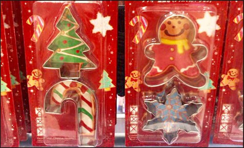 ダイソー100均クリスマスパーティーグッズ 画像 紙コップ クッキー型等 オシャベ