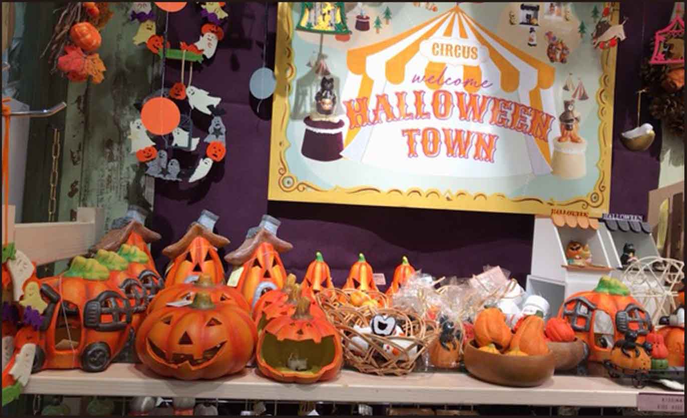 ナチュラルキッチン　ハロウィンシリーズ　いろいろセット ナチュラルキッチン ハロウィン 木製インテリア 階段とアーチ